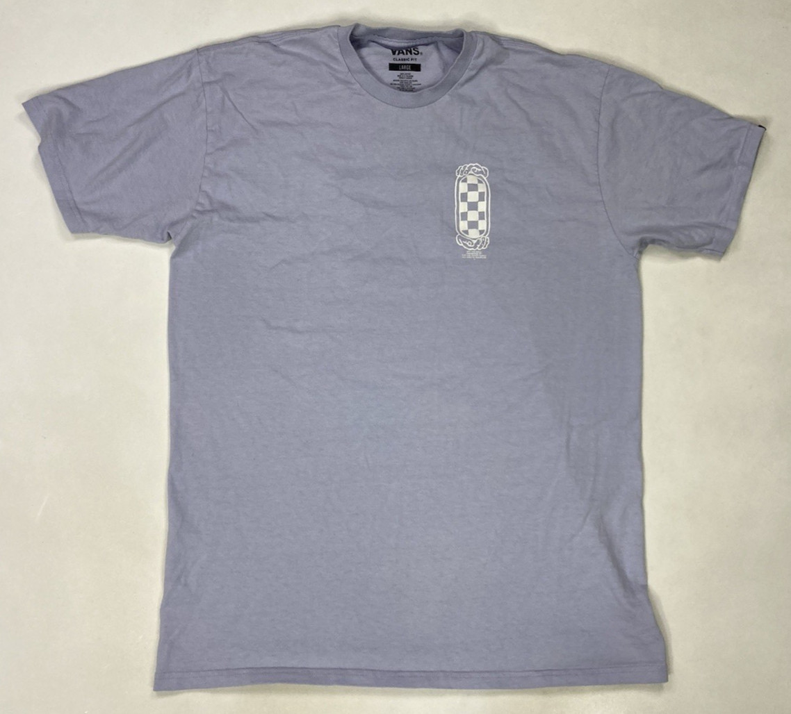 Vans Permanent Resort Art Dept Graphic T-shirt Men Large Purple Short Sleeve gallery