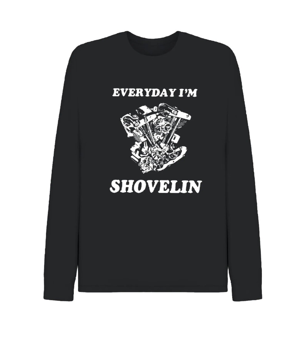Shovelhead Harley Davidson T-shirt Chopper Everyday im SHOVELIN OG Vintage Style gallery