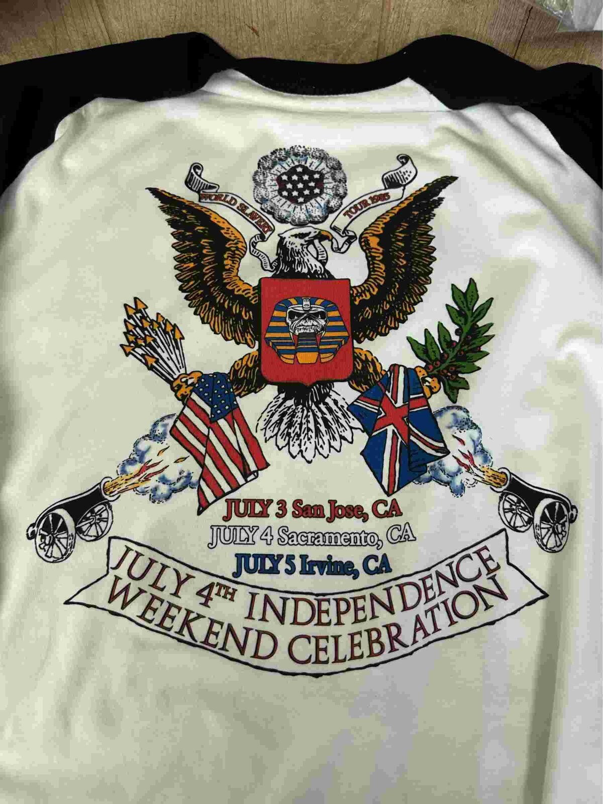 Iron Maiden Fourth of July tour 1985 S to 3XL gallery