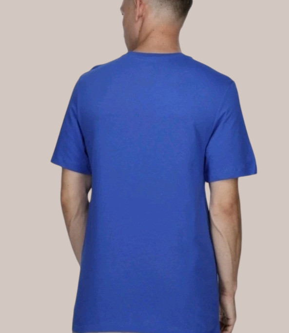 Nike Sportswear Men's T-Shirt Royal Blue Swoosh Cotton Size Large New gallery