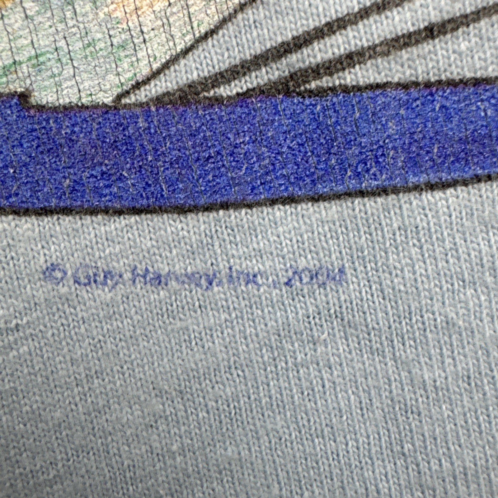 VINTAGE 00s Guy Harvey AFTCO Blue T-Shirt Adult XL Y2K Black Marlin Graphic Tee gallery
