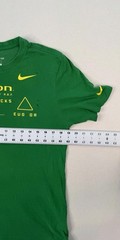 Nike Oregon Ducks Team Issue Dri-FIT Green T Shirt Small NCAA Football Tee