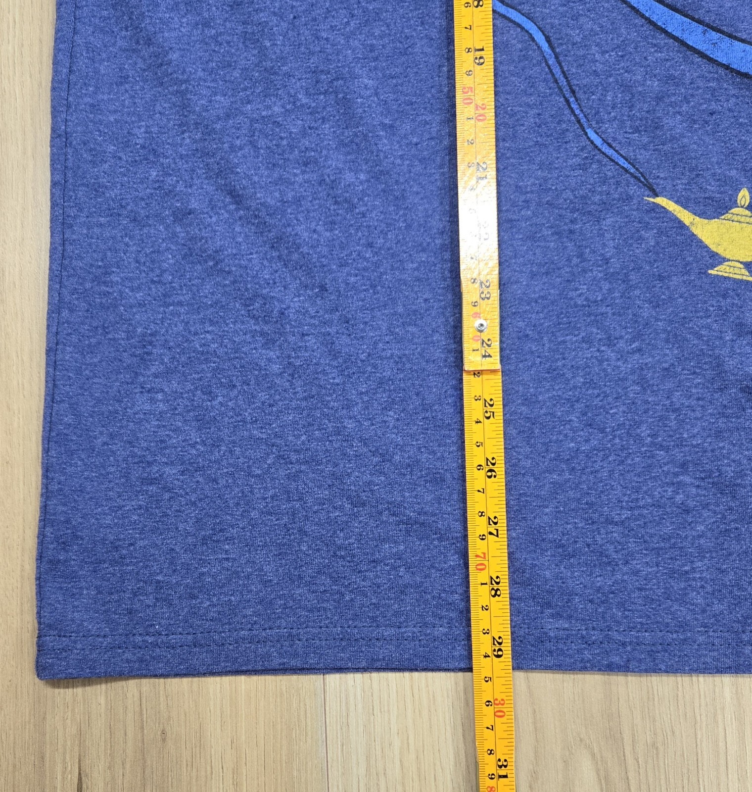 Disney Aladdin Mens Sz XL T-Shirt, Short Sleeve, Heavyweight, Heather Blue gallery