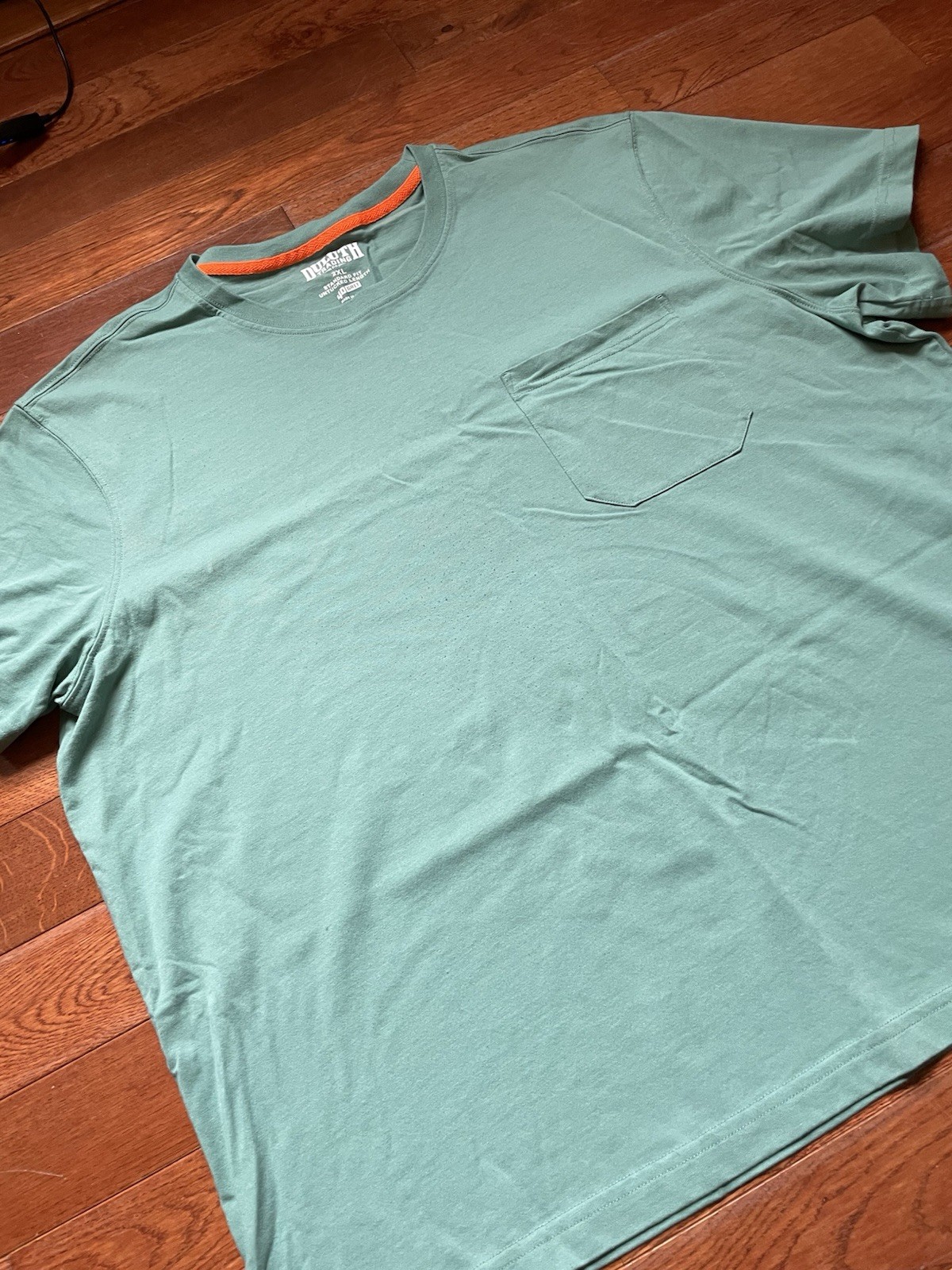 Duluth Trading 40Grit T Shirt Untucked Length Pocket Men’s XXL Standard Fit 2XL gallery