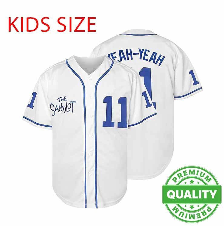 The Sandlot Yeah Yeah #11 Baseball Jersey 3D AOP Kids Youth 1H0892 gallery