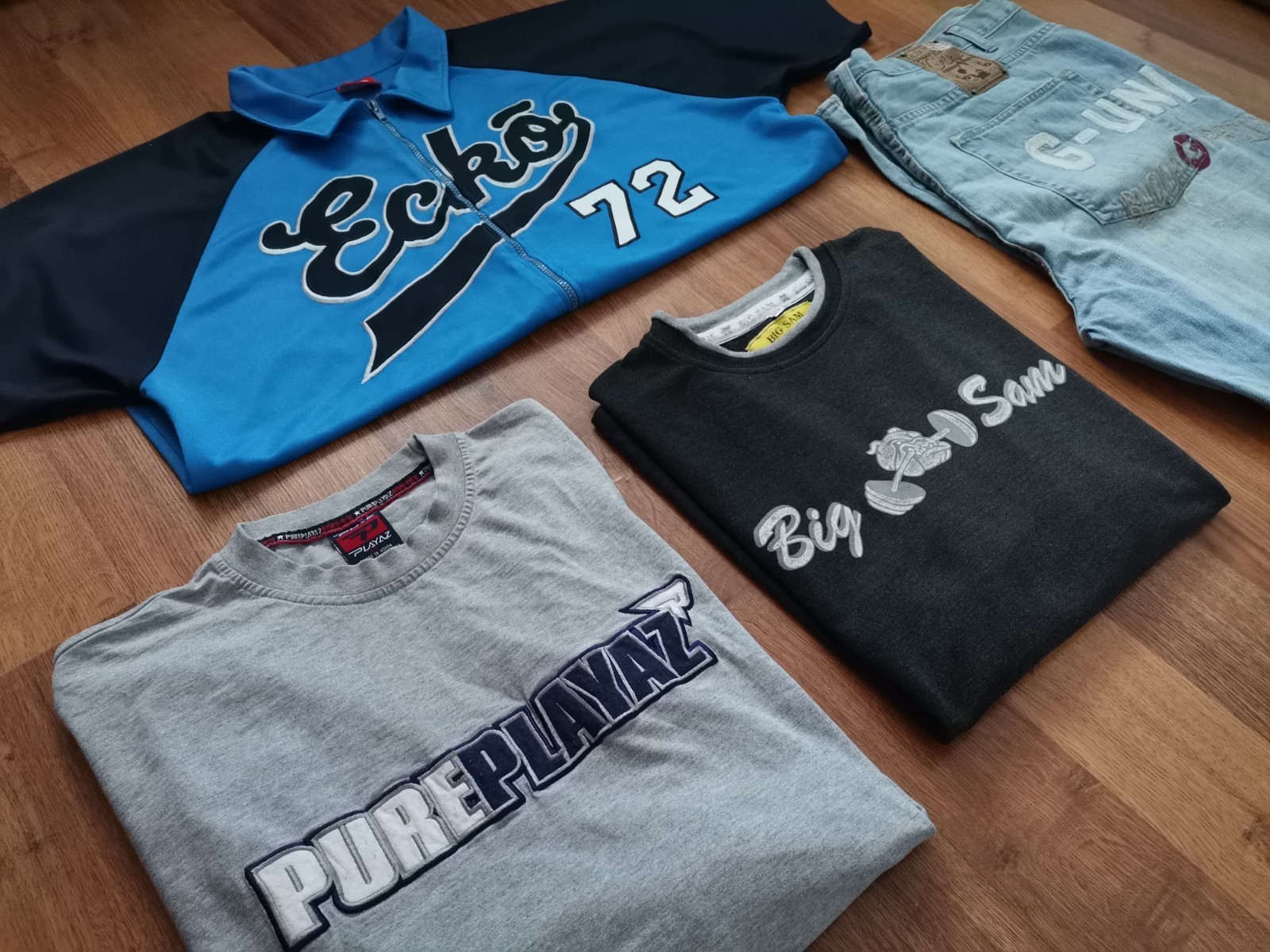Bundle of 4 '90s-00s Streetwear Hip Hop Rap Y2K Items XXL G-Unit Ecko Unltd JNCO gallery