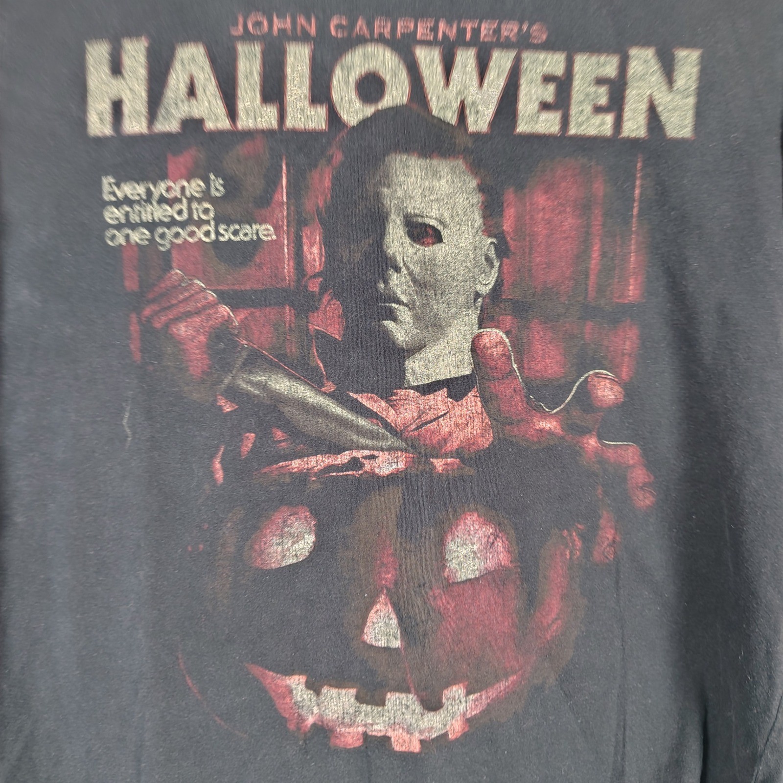Fright Rags Halloween Michael Myers Graphic T-Shirt Mens Medium Black Horror Tee gallery