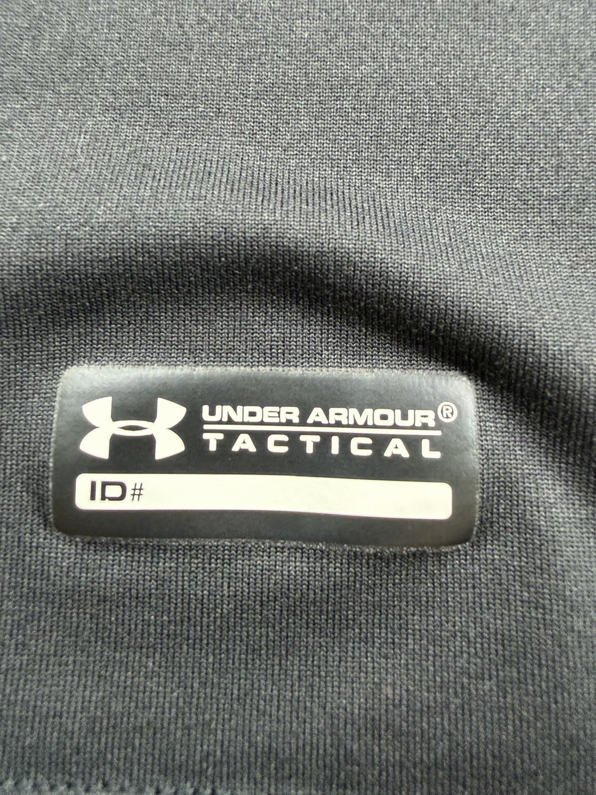 Under Armor Tactical Shirt Short Sleeve Black Loose HeatGear Wicking Mens L gallery