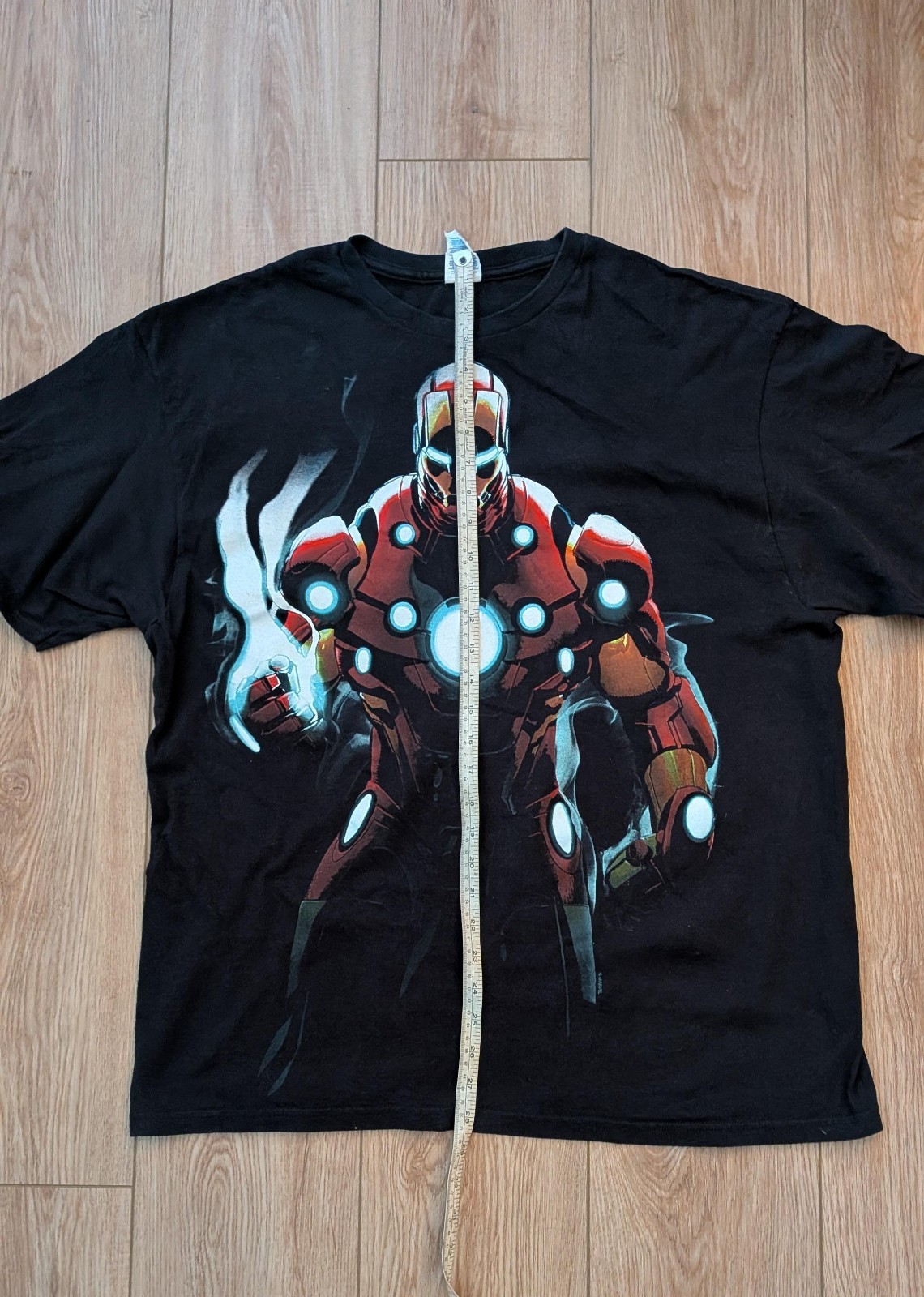 Vintage Marvel Iron Man Black Shirt Delta Pro Weight Y2K Sizez XL gallery