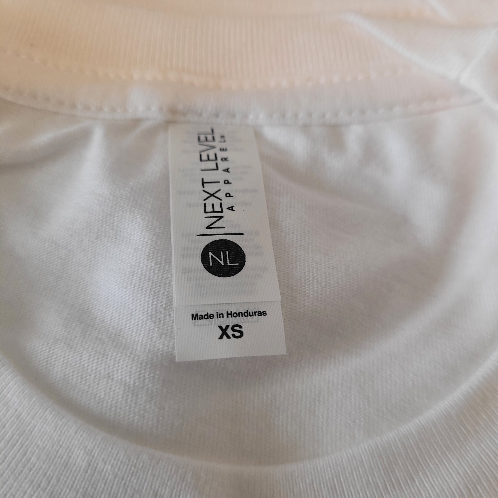 Lot Of 5 White Next Level 3600 Shirts Size Extra Small Blanks - SHIPS FAST! gallery