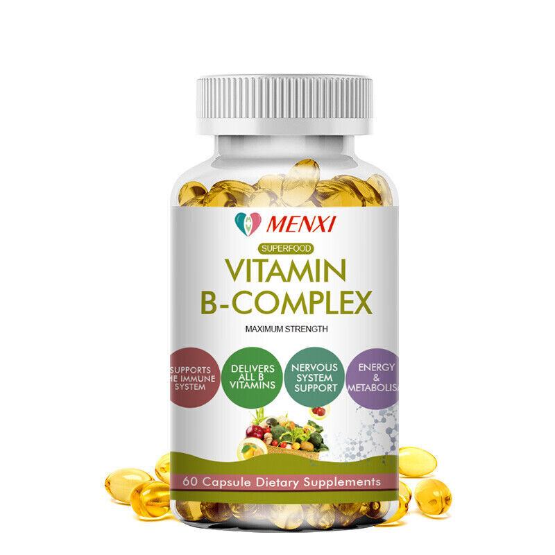 Vitamin B Complex Vitamin B Supplement – B-Complex Vitamins with B12, B6, B9