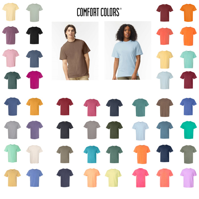 Comfort Colors 1717 Garment Dyed Heavyweight T-Shirt Ringspun Crew Neck S-3XL gallery