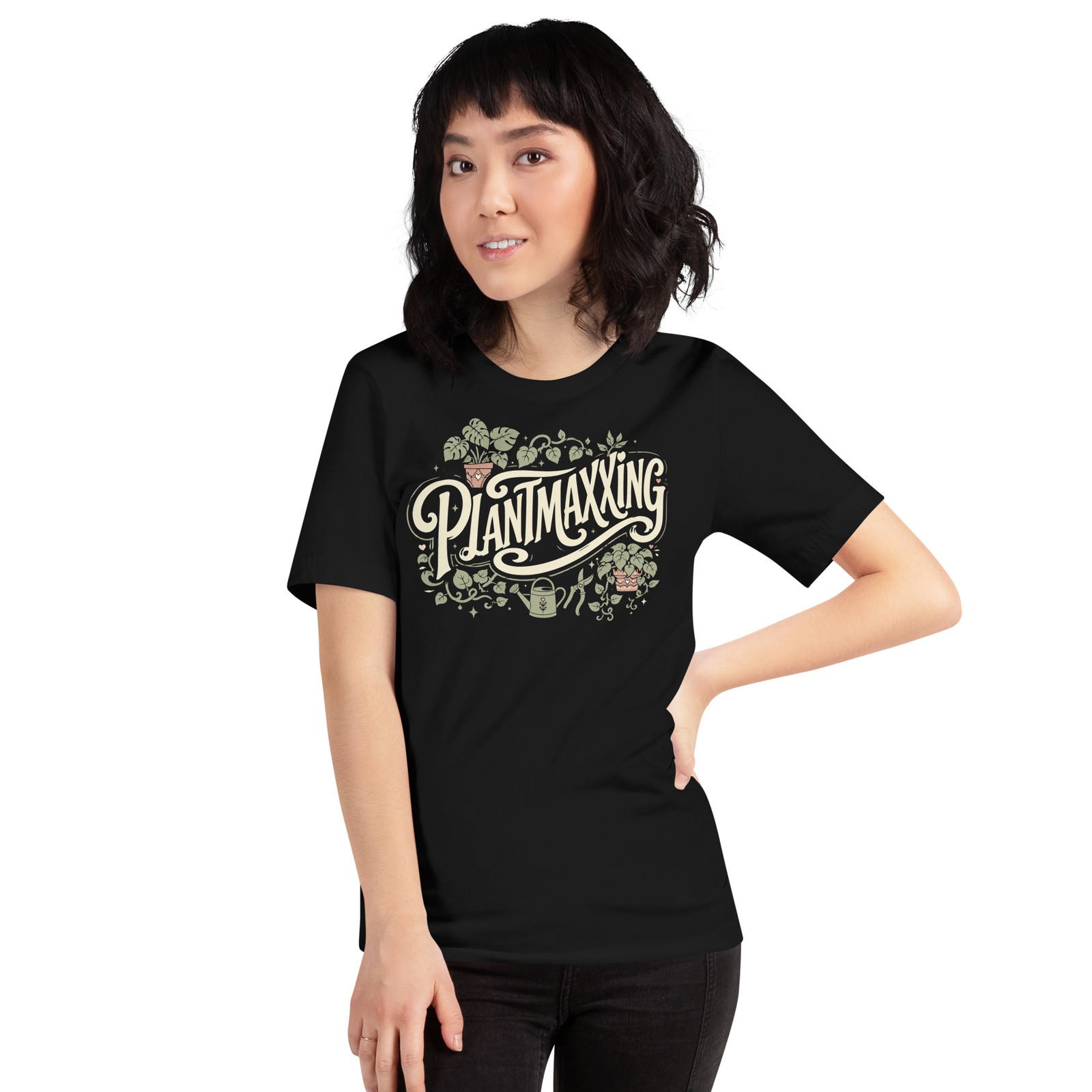 PLANTMAXXING Shirt Retro Houseplant Plant Lover Gardener Gardening Tee XS-5XL gallery