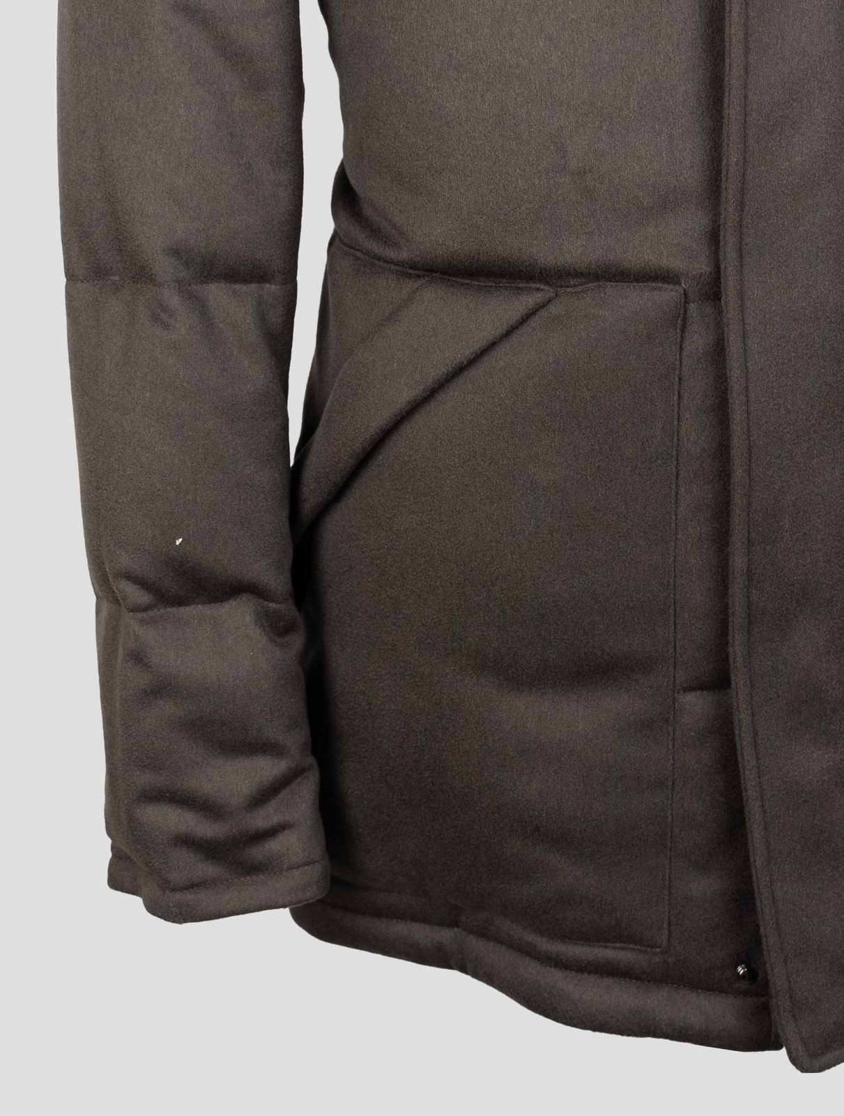 NEW KIRED GREEN WOOL EA OVERCOAT US 46 - EU 56 KRCZ19 gallery