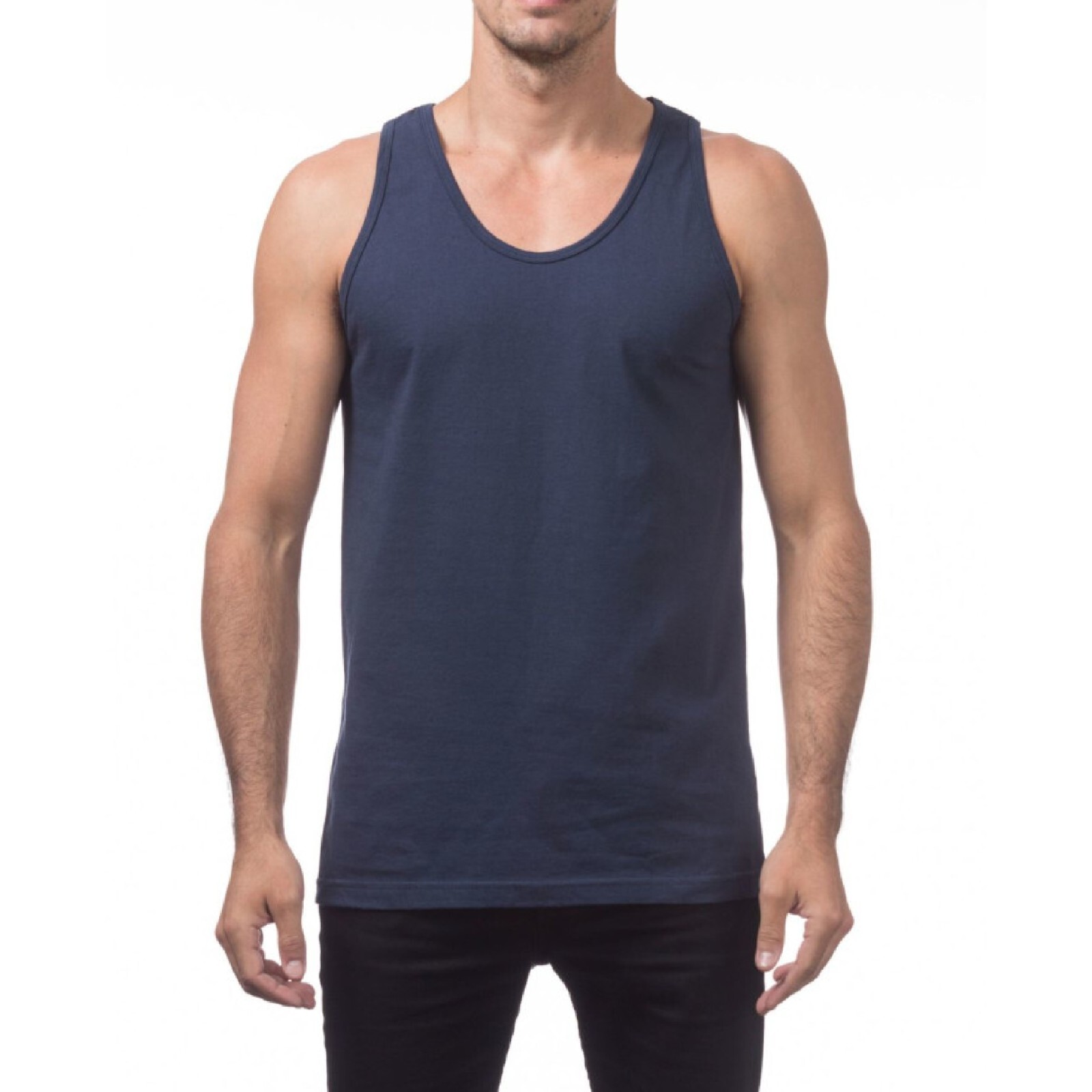 PROCLUB MENS COMFORT TANK TOP PRO CLUB CASUAL SLEEVELESS TANK TOP GYM SUMMER gallery