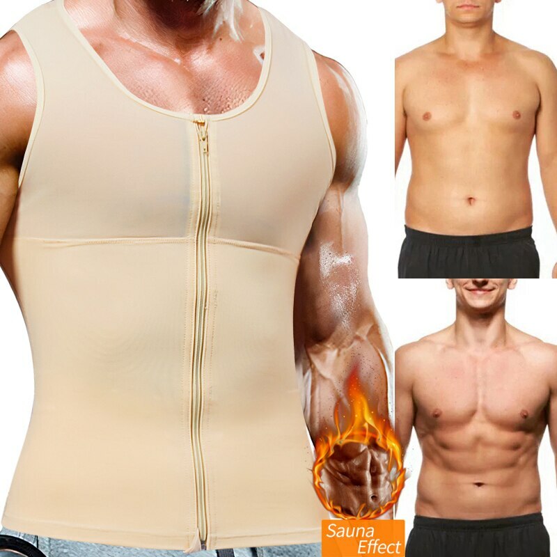 Fajas Para Hombres Faja Reductora De Hombre Men Body Shaper Tummy Control Tanks gallery