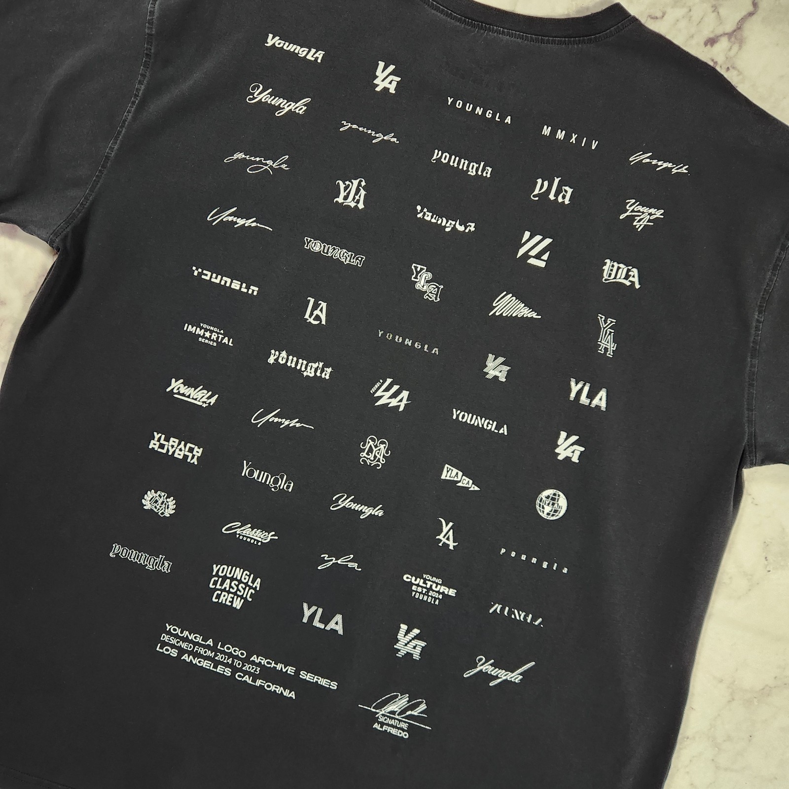 YoungLA 483 Archives Tee Black Size L gallery