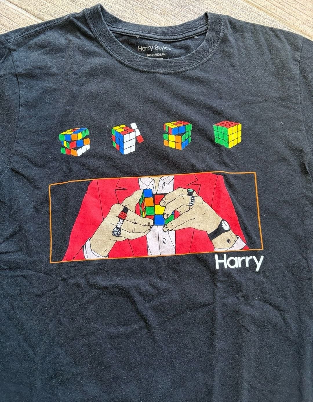 Harry Styles 2018 Rubik’s Cube Tour Official Merchandise T-Shirt