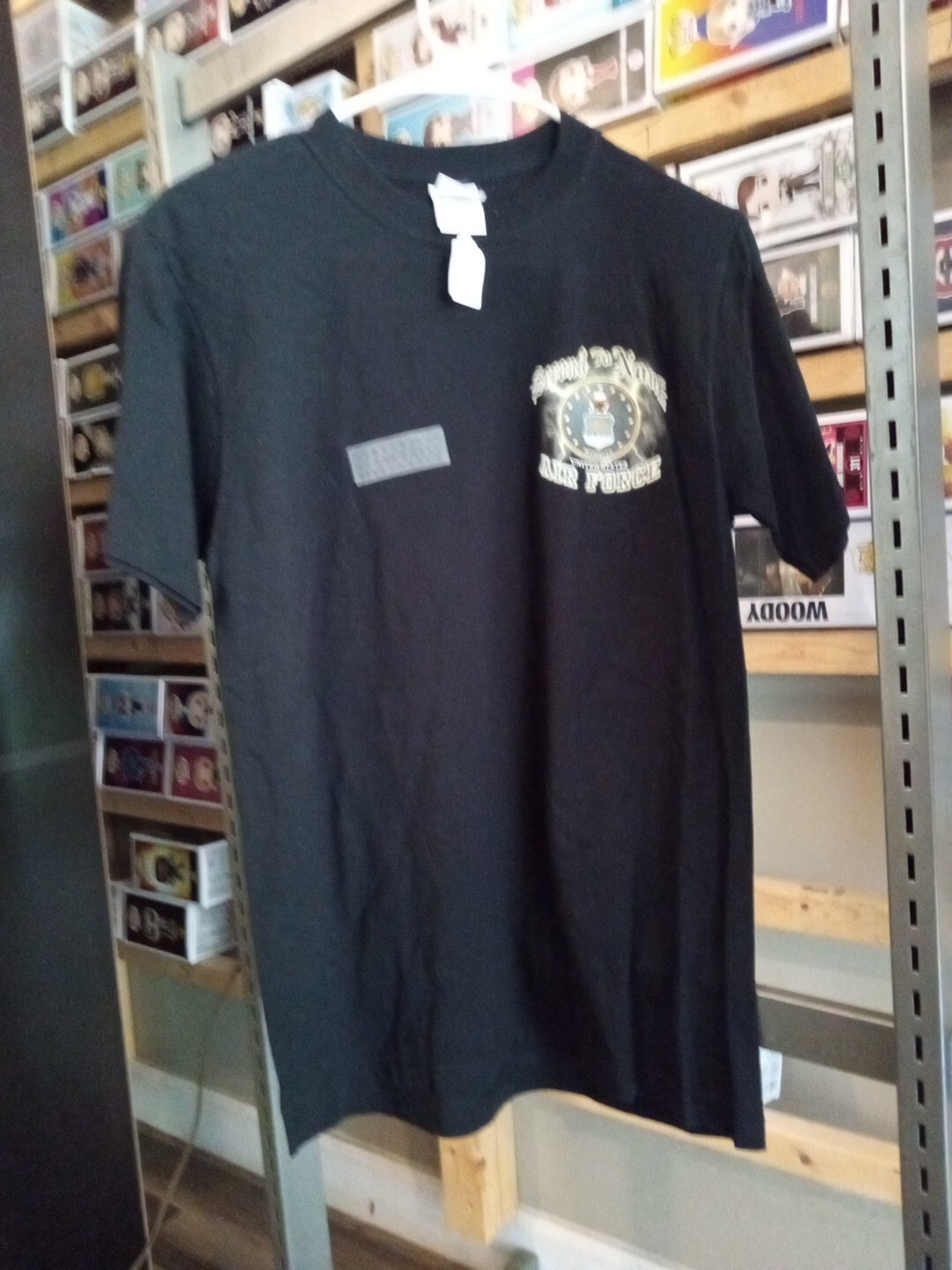 New FOTL Custom Printed T-shirt – Air Force Second To None Size S ~ #120