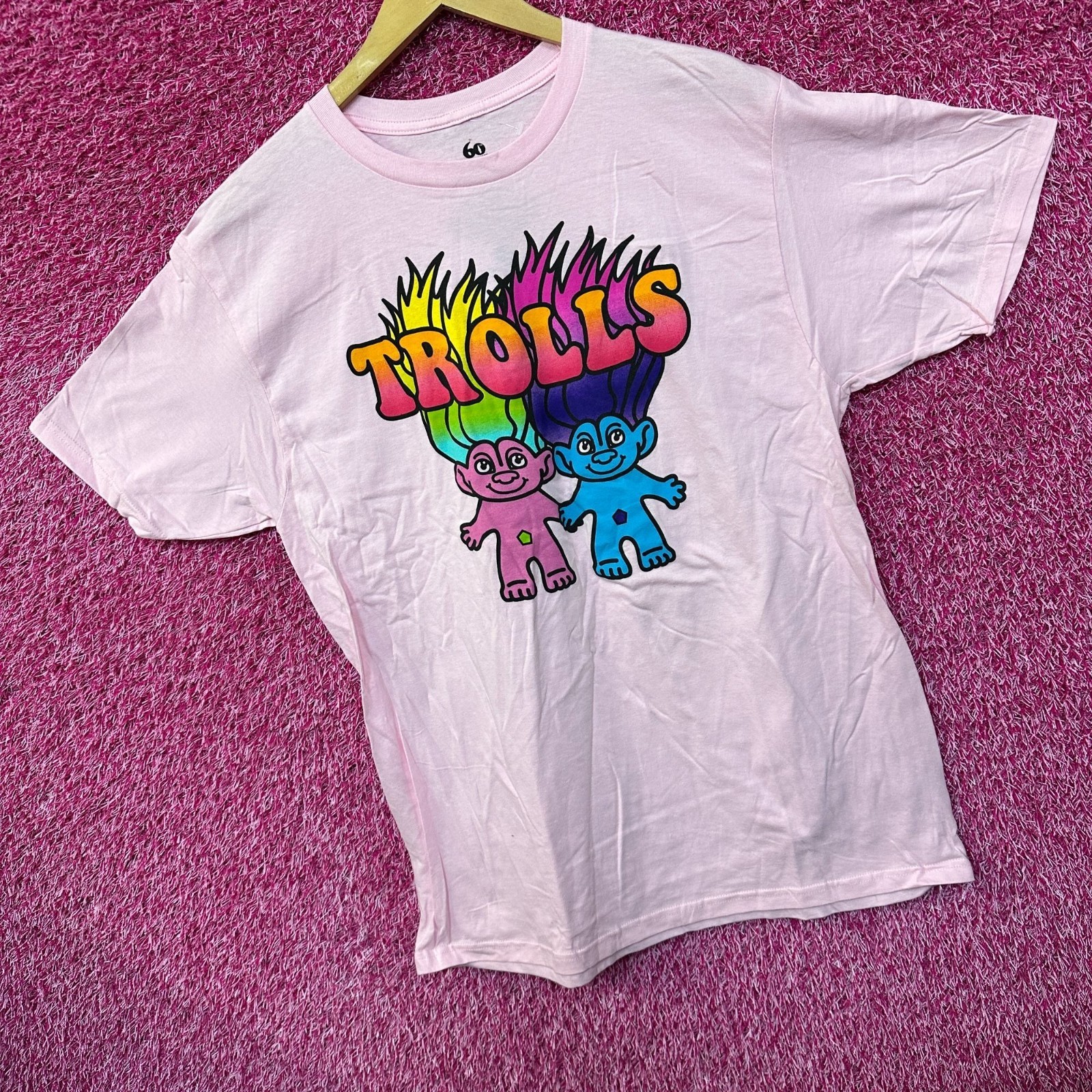 Good Luck Trolls 60th Anniversary Toy Promo Tee L gallery
