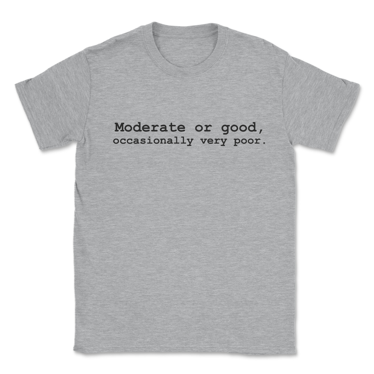 The Shipping Forecast T-Shirt Moderate Or Good, Occasionally Very Poor. Unisex gallery