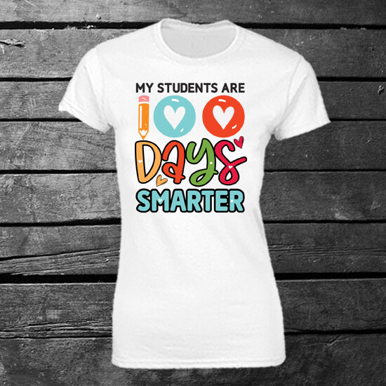 100 Days of School Teacher T-shirt Mens Ladies Gift Students Teacher Life gallery