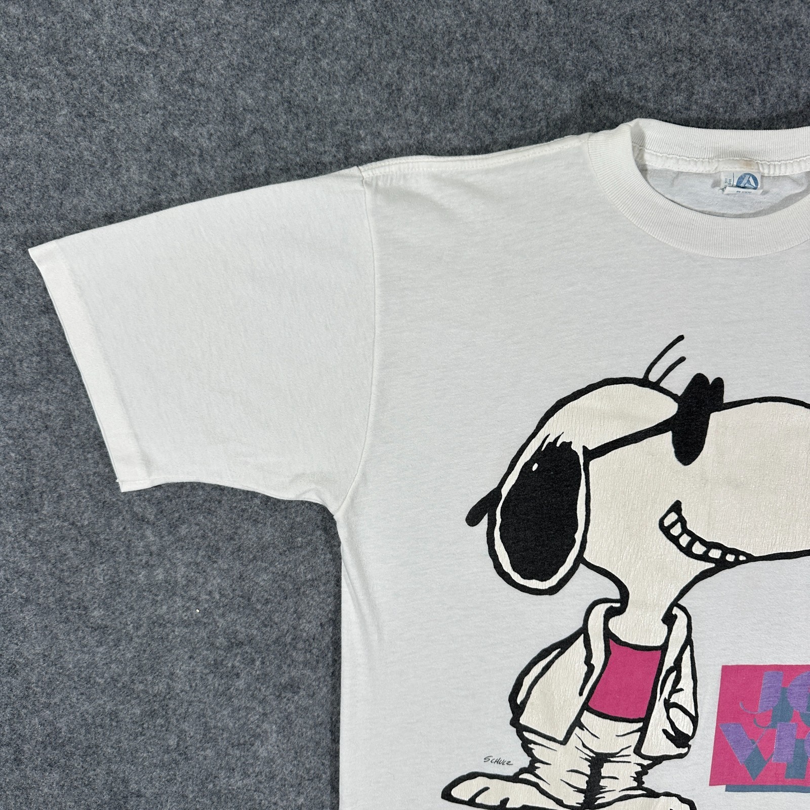 Vintage 80s Snoopy Joe Vice Shirt Artex Tag Schulz Peanuts USA Made - Size XL gallery