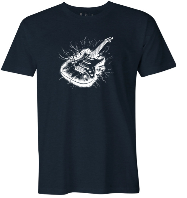 Lightning Guitar Tee - Choose Your Size & Color! gallery