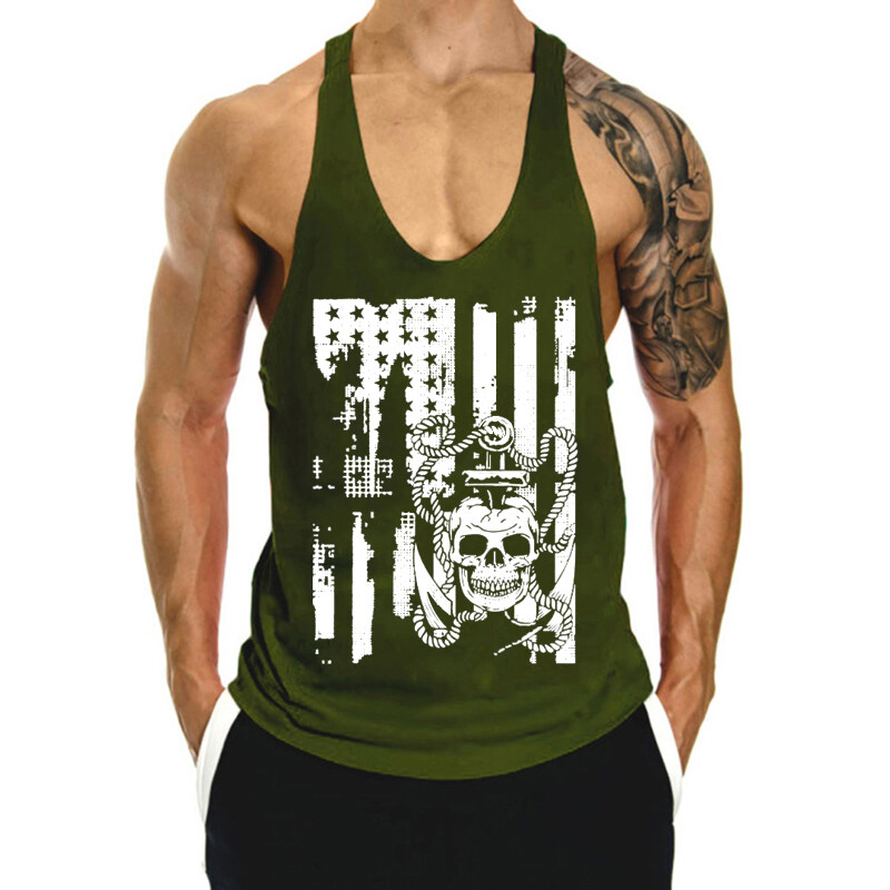 Men'S Tank Top Gym Tank Top Fitness Men'S Fitness BodybuildingClothing Vest gallery