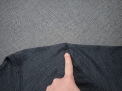 Huckberry Proof Merino Wool Stretch Crew Neck T Shirt Mens 3XL Gray Short Sleeve