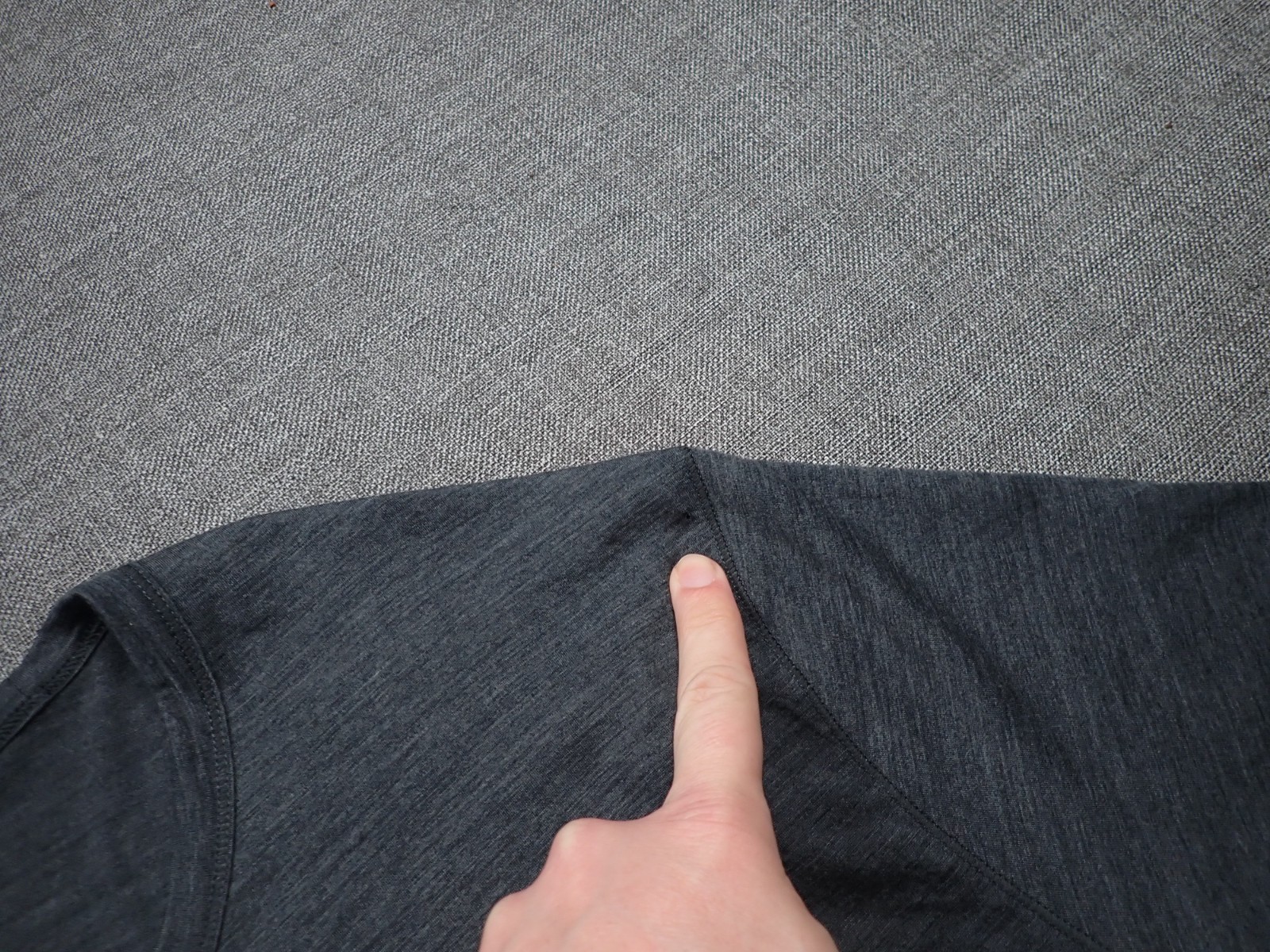 Huckberry Proof Merino Wool Stretch Crew Neck T Shirt Mens 3XL Gray Short Sleeve gallery