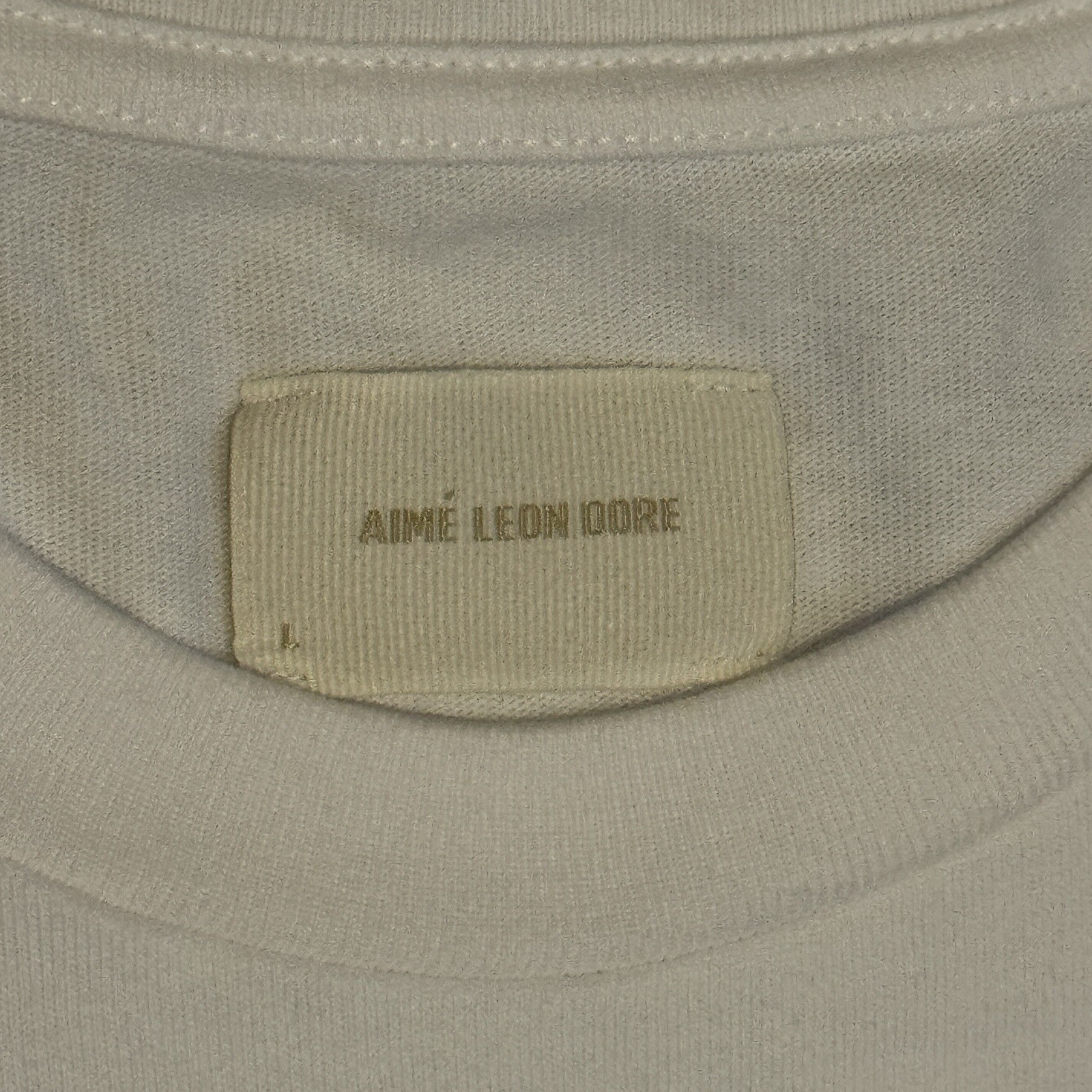 Aime Leon Dore White Wind Surfer Boating Tee Logo Large L NY Spring Summer ALD gallery