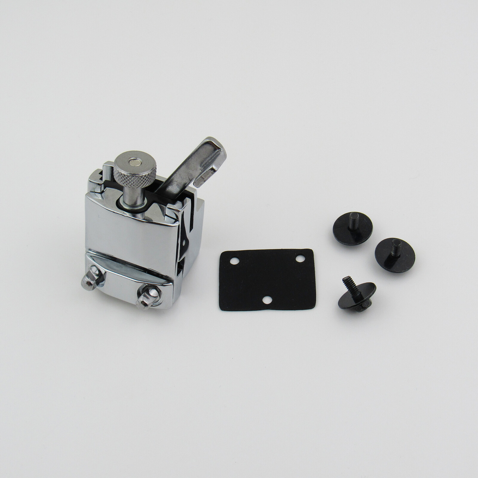 Snare Drum Strainer Snare Throw Off Chrome Finish with Gasket and Screws M4*11mm
