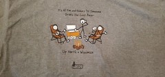 It’s All Fun and Games ’til Someone Drinks the last beet Up North Wisc Shirt L