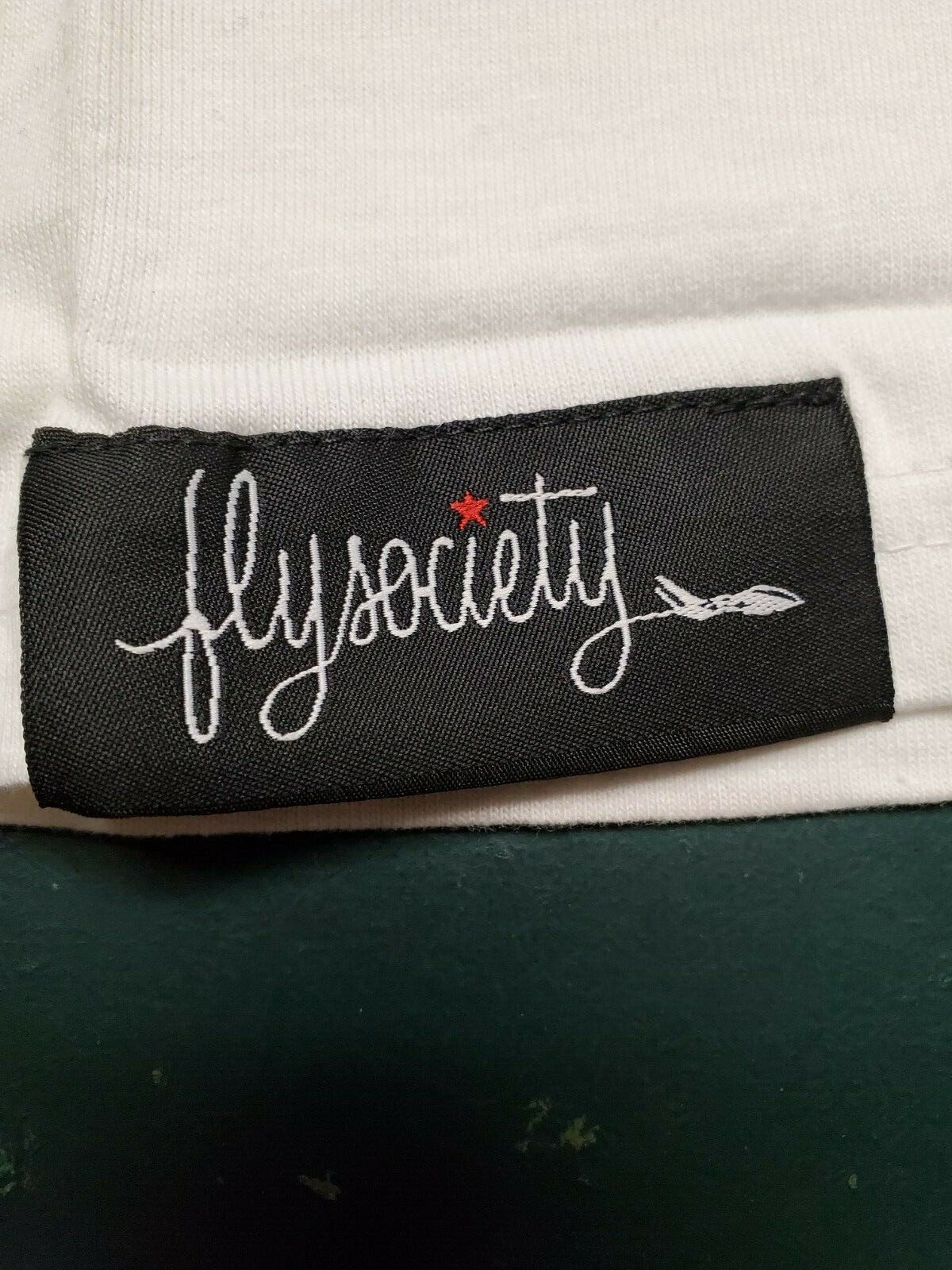 Men's FLY SOCIETY Half Sleeve Print T-Shirt NWT MSRP $40 Free Ship gallery