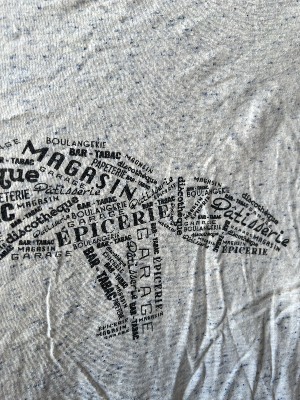 MAISON KITSUNE PARIS RARE FOX MULTI-LOGO WHITE COTTON MENS CLASSIC T SHIRT SZ L gallery