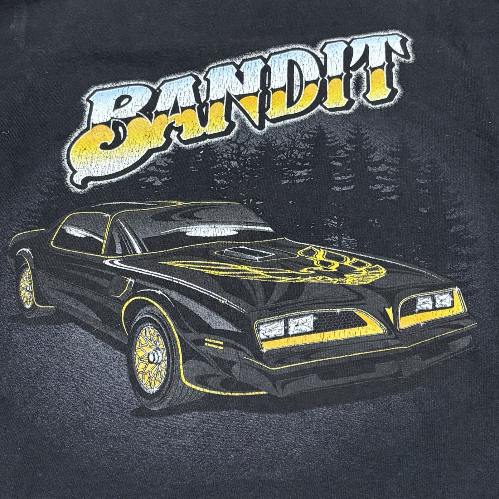Big Rig Tee's Mens Small Smokey Bandit Trans Am Snowman Shirt Sleeve Trucker gallery