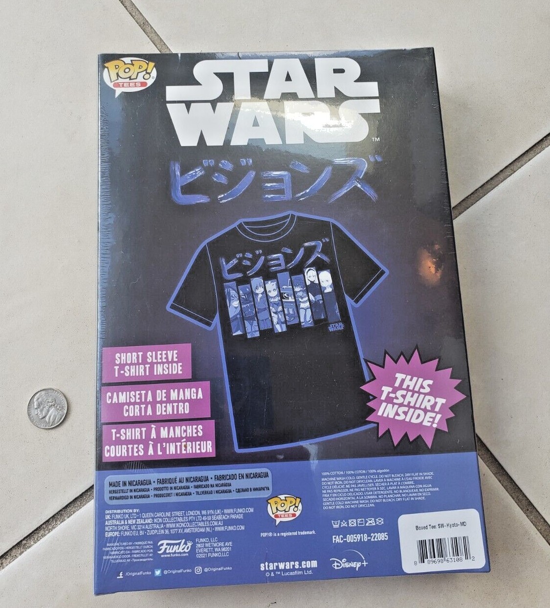 Star Wars Animated Visions POP! Tees Funko Size medium New in Box Unisex T-Shirt gallery