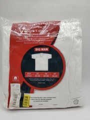 Roundtree & Yorke V Neck T Shirt 3 Pack Size 3X Mens 100% Combed Cotton XXXL