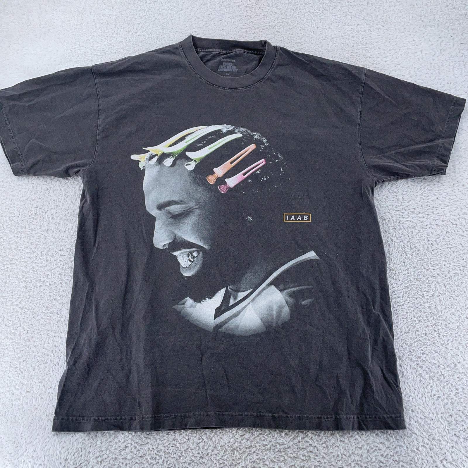 Drake Related 2024 IAAB Concert Tee Shirt Mens XL Hip Hop Tour USA Graphic gallery