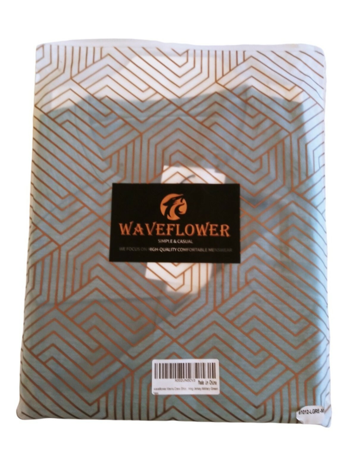 Men's Waveflower Lightweight Breathable Short Sleeve Shirt - Light Green NWT M gallery