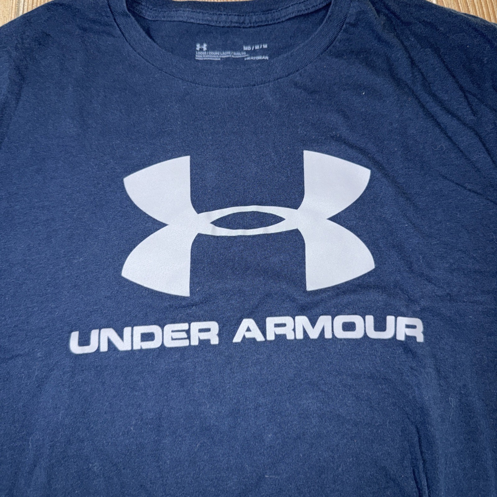 Under Armour Men's Heatgear Sportstyle T-shirt - Navy - Medium gallery