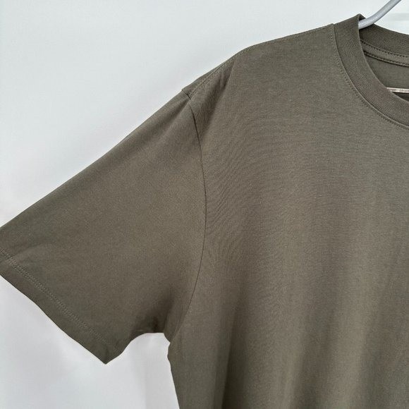 The North Face Men's Short Sleeve Box Logo T-Shirt sz L Dark Green NSE Tee NWT gallery
