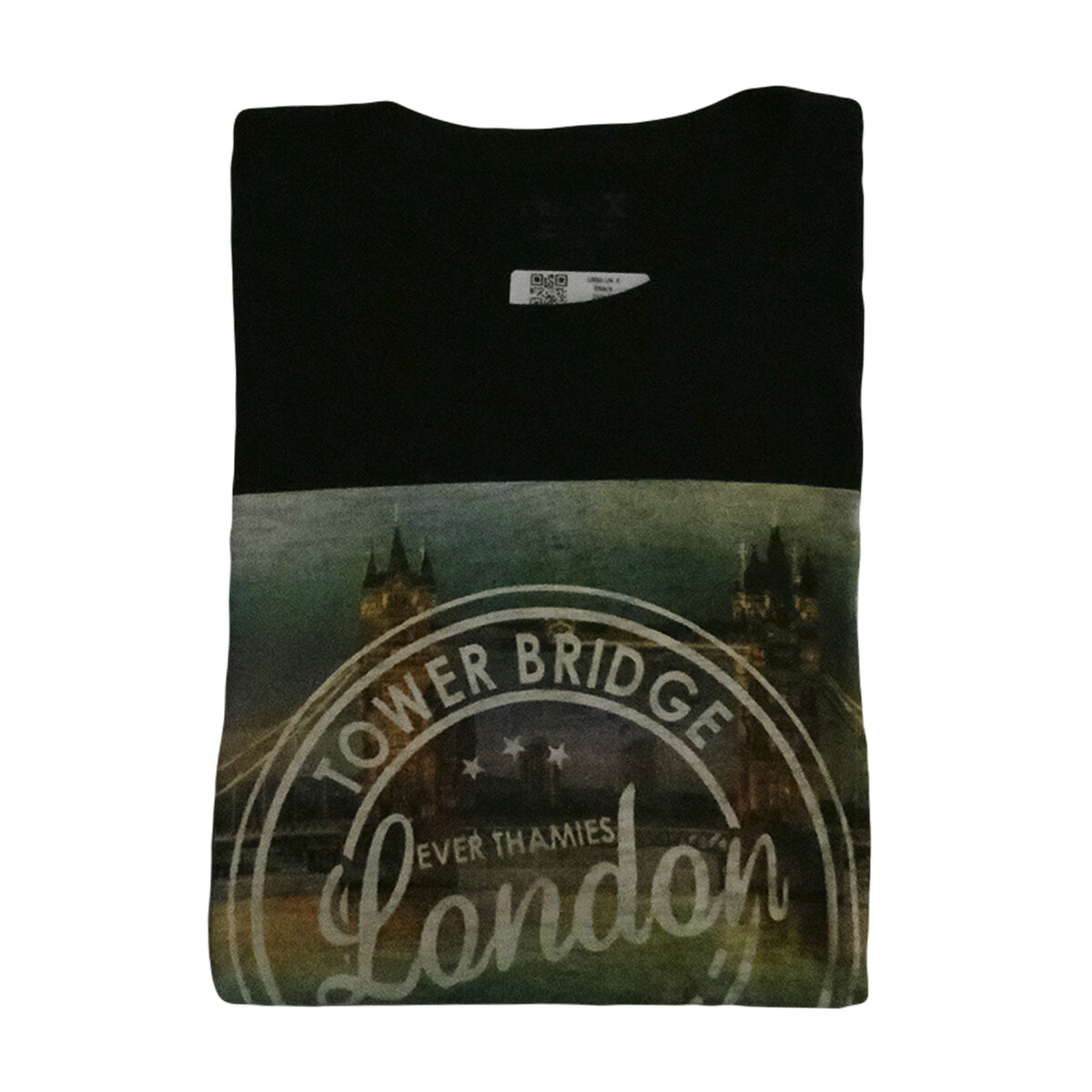 NWT LONDON ENGLAND MEN'S BLACK CREW NECK SHORT SLEEVE T-SHIRT SIZE M gallery