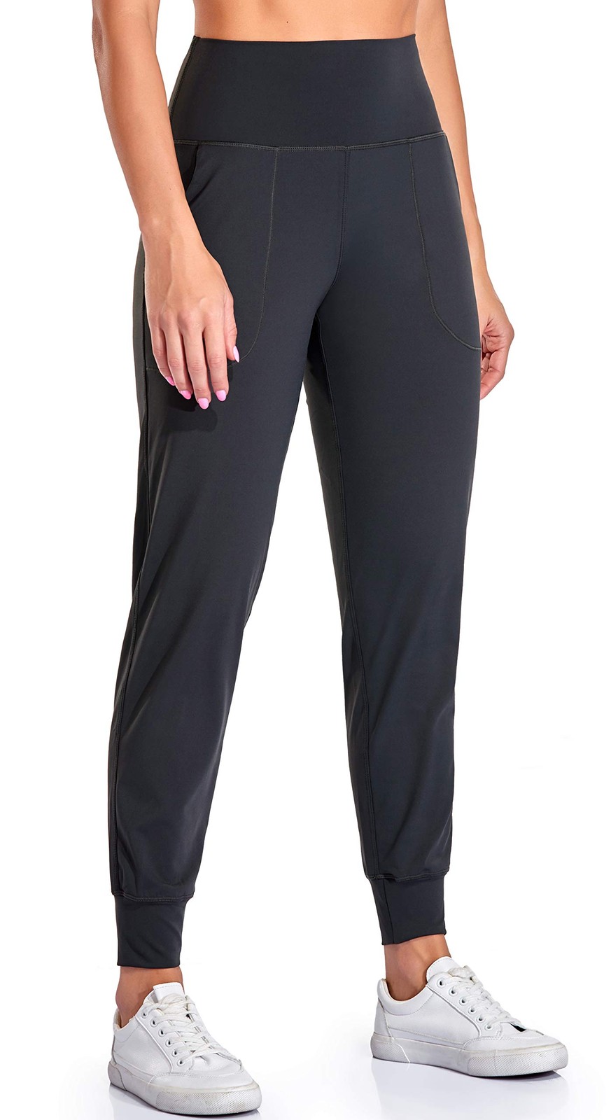 Women's Joggers High Waist Yoga Pockets Sweatpants Sport Workout Pants Charco... gallery
