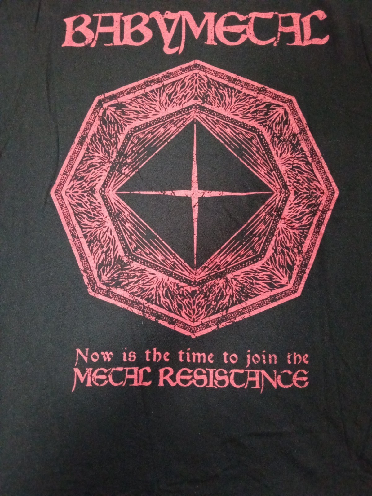 BABYMETAL THE ONE Official T-Shirt Size M Black Tee Japan gallery