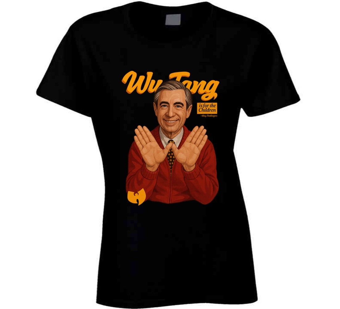 Wu-tang Is For The Children Mr Rogers Funny Parody T Shirt gallery