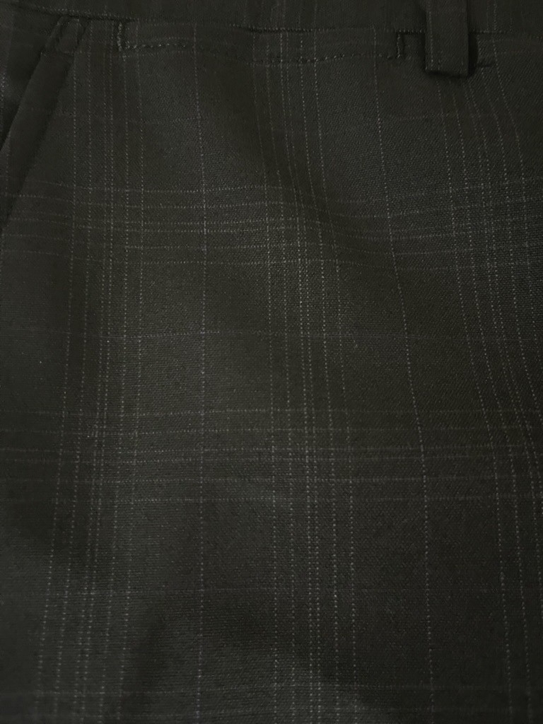 Paul Smith Wool Cashmere Blend Trousers Black Purple Check Size L Japan gallery