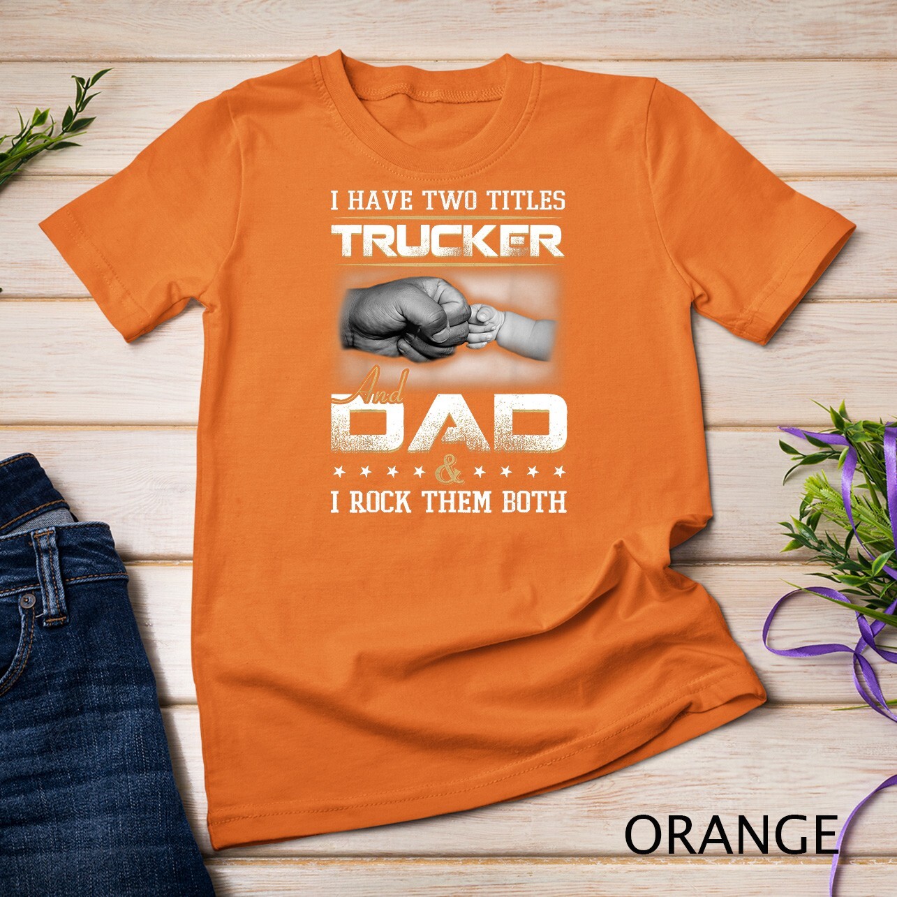 Trucker Dad Quote Design Truck Driver Trucking T-Shirt Unisex T-shirt gallery