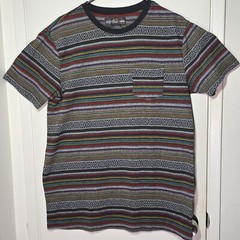 Beautiful Giant Multi color stripes Large retro